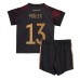Billige Tyskland Thomas Muller #13 Bortetrøye Barn VM 2022 Kortermet (+ korte bukser)